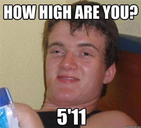 really high guy meme